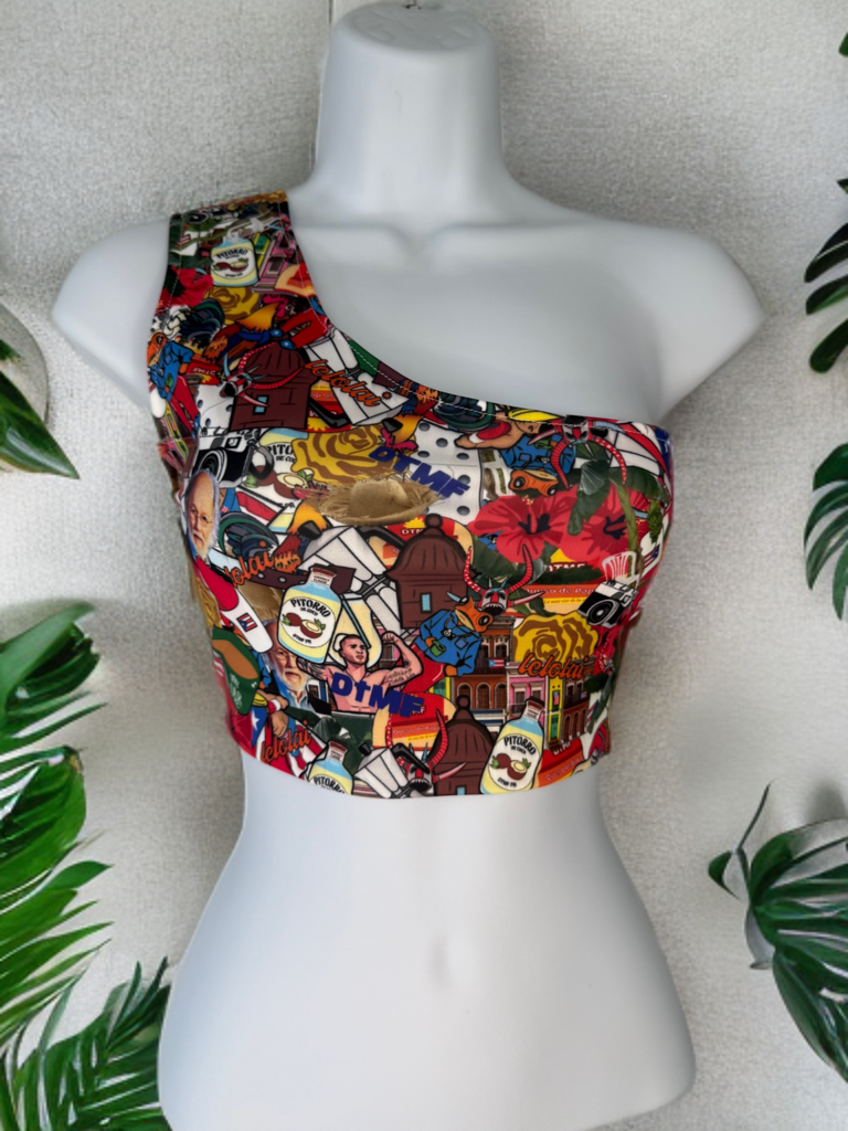 BAD BUNNY CROP TOP